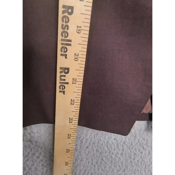 Lafayette 148 Blazer Women 14 Brown 3 Button Front Work Office Professional - Picture 8 of 11